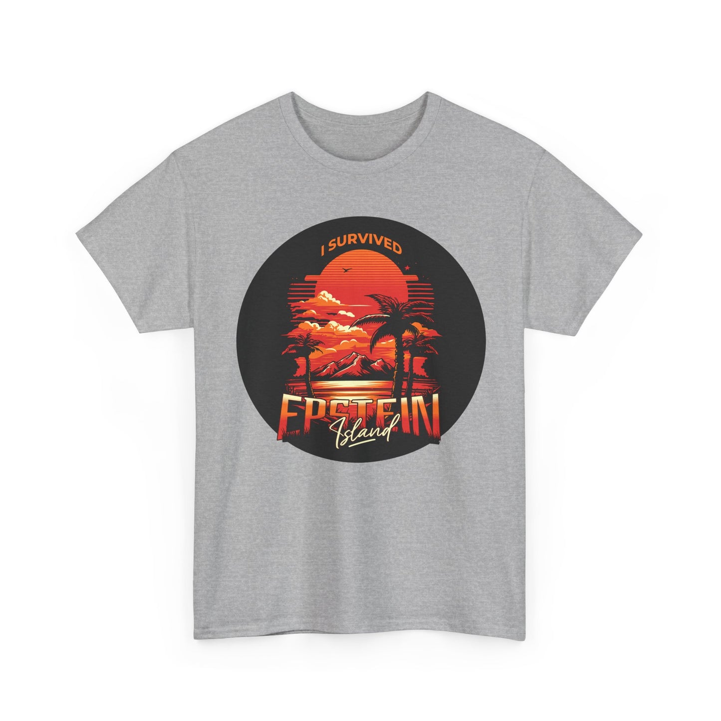 'I survived Epstein island' T Shirt